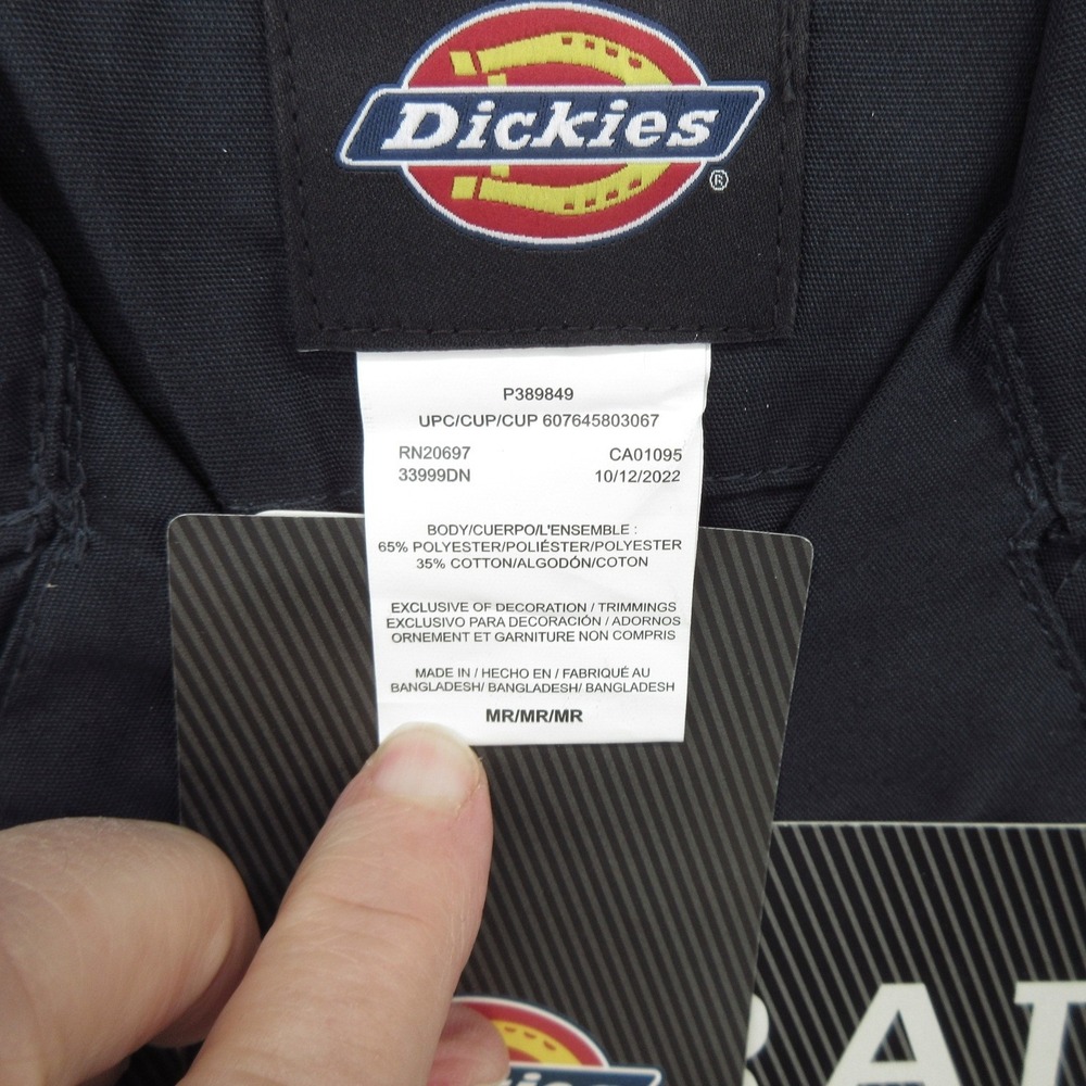 Dickies Coverall Mens Medium Navy Blue Short Sleeve Workwear Stain Release MR - Picture 4 of 8